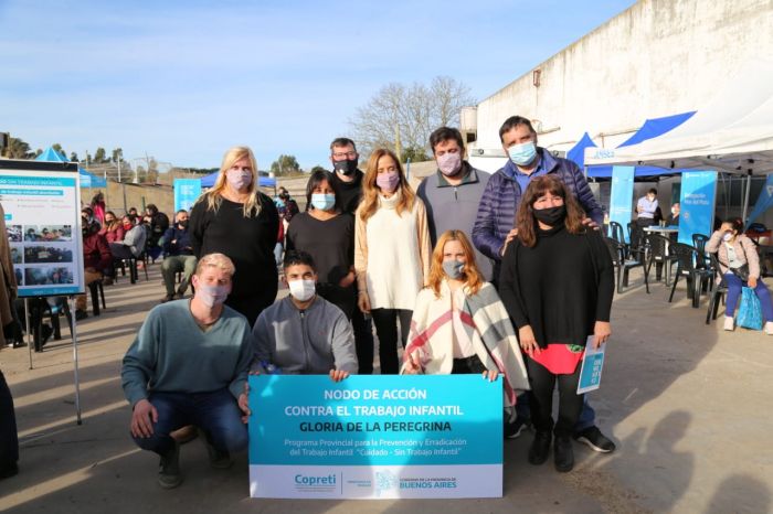 Ruiz Malec y Tolosa Paz encabezaron actividad contra el trabajo infantil