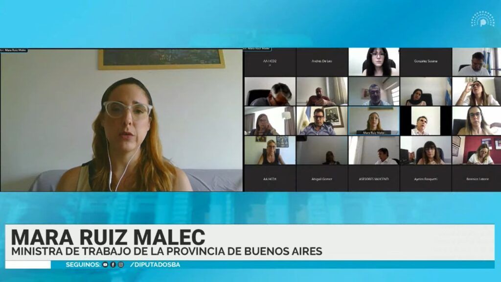 LA MINISTRA MARA RUIZ MALEC INFORMÓ SOBRE LOS ALCANCES DEL PRESUPUESTO 2022 EN LO RELATIVO A TRABAJO