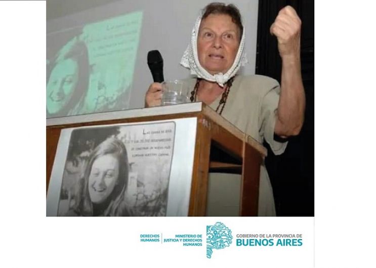 Con profundo dolor despedimos a la Madre de Plaza de Mayo Zaida Teresa