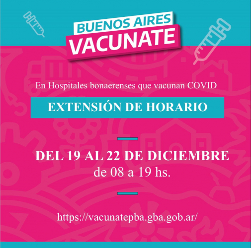 extienden horario