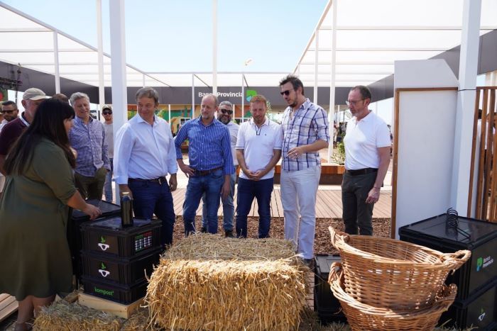 Martín Insaurralde visitó la Expoagro 2023