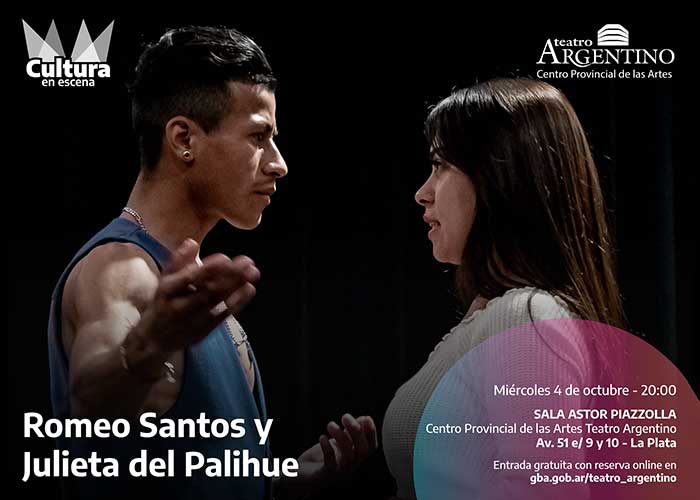 Llega al Teatro Argentino “Romeo Santos y Julieta del Palihue”