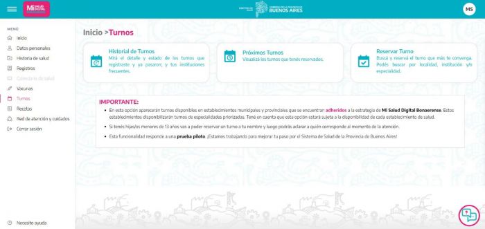 Desde hoy se pueden sacar turnos online en más de 70 hospitales de la Provincia