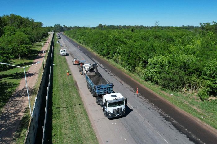 Inició la obra de repavimentación de la Ruta Provincial Nº 205