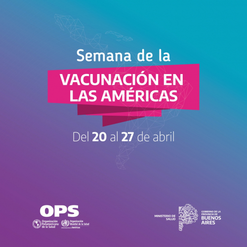 Semana de Vacunación en las Américas Máximo 80 caracteres, restant