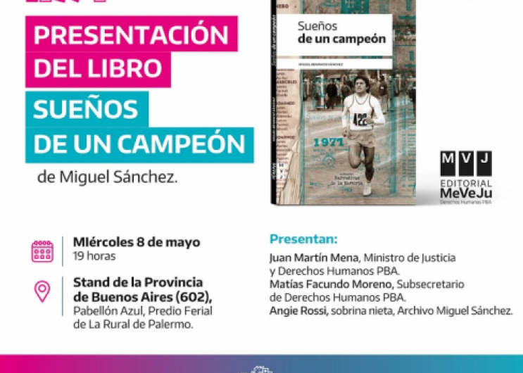 La Provincia presenta "Sueños de un campeón" en la Feria del Libro
