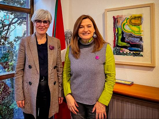 Estela Díaz visitó País Vasco para afianzar la cooperación internacional