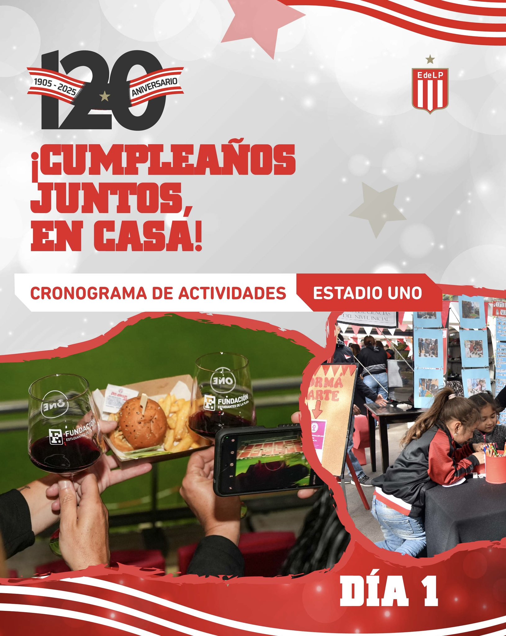 Estudiantes celebra sus 120 años con un fin de semana inolvidable y una estatua de Zubeldía como gran homenaje