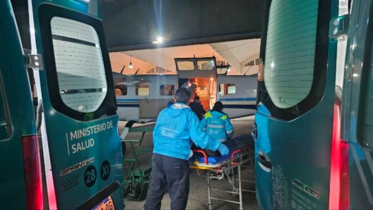 Aeroevacuación de pacientes desde Jujuy a La Plata