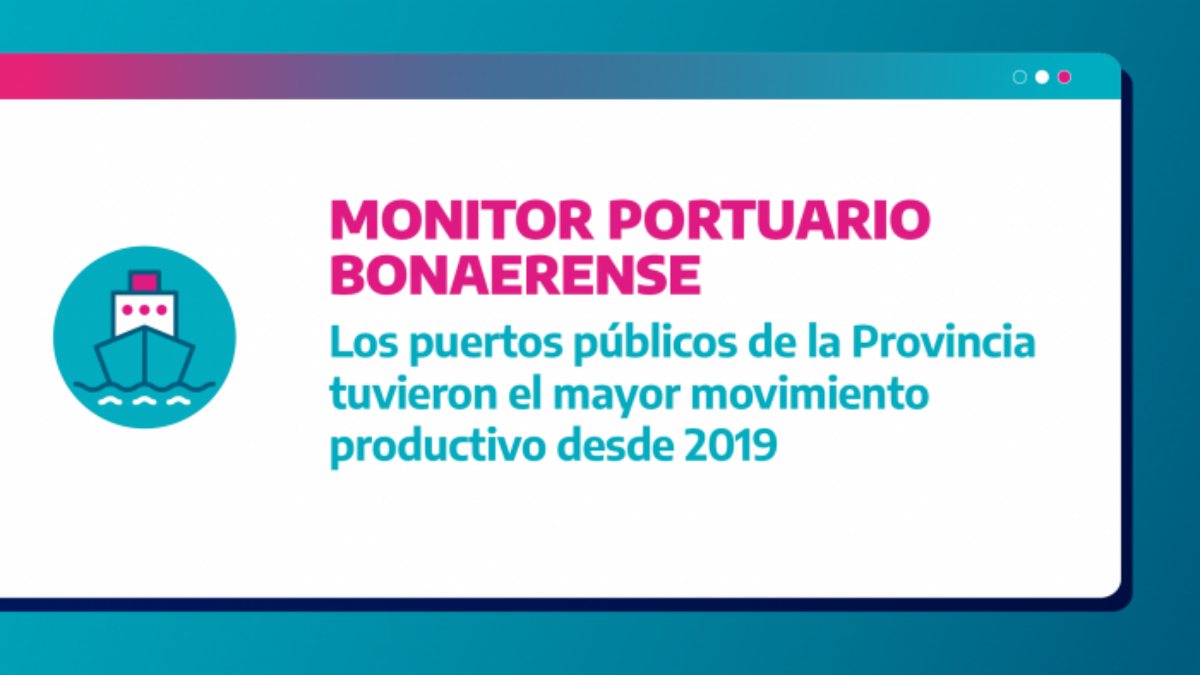 Los puertos públicos de Buenos Aires registran el mayor movimiento desde 2019