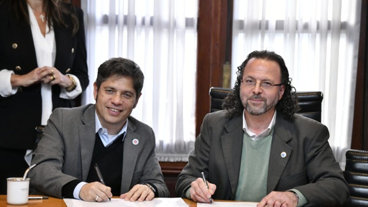 Kicillof firmó convenios en Uruguay para fortalecer la investigación y la agricultura