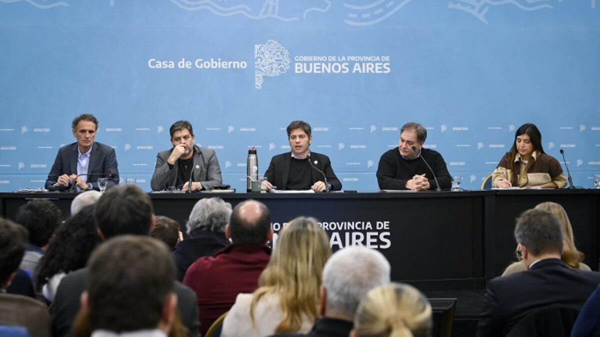 Kicillof lanzó plan contra el fenómeno del Súper Niño