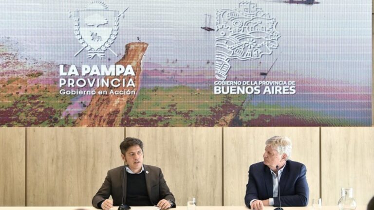 Kicillof y Ziliotto firman convenios para enfrentar El Niño