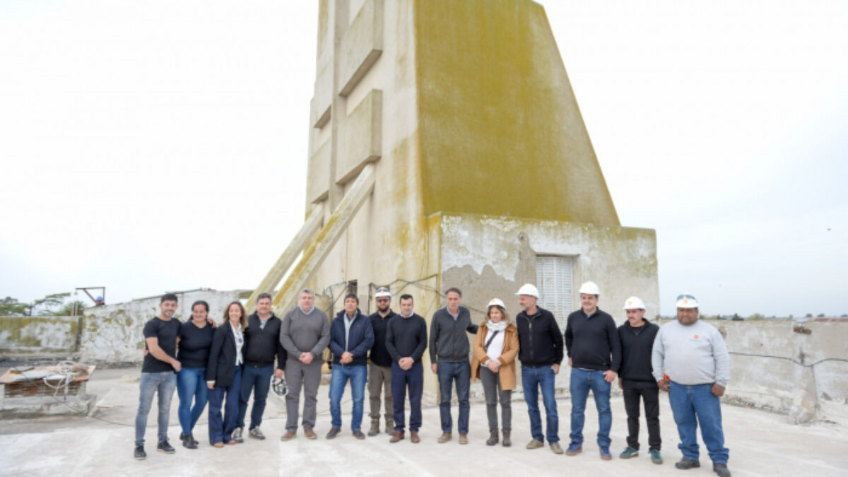 Katopodis visitó obras en Guaminí