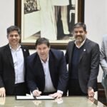 Kicillof y Cuattromo firman convenios para compra de bienes de capital en municipios