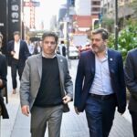 Kicillof se reunió con empresarios en Nueva York
