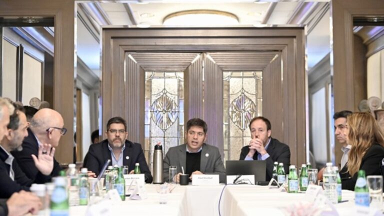 Kicillof se reunió en Nueva York con empresarios e inversores