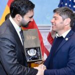 Kicillof concluyó su visita a EE. UU. con una conferencia en Columbia