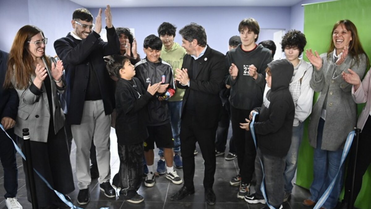 Kicillof inauguró la nueva Casa de la Provincia en Saavedra