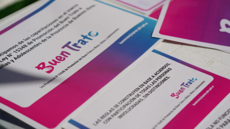 La Provincia implementa el Programa de Buen Trato hacia Niñas, Niños y Adolescentes