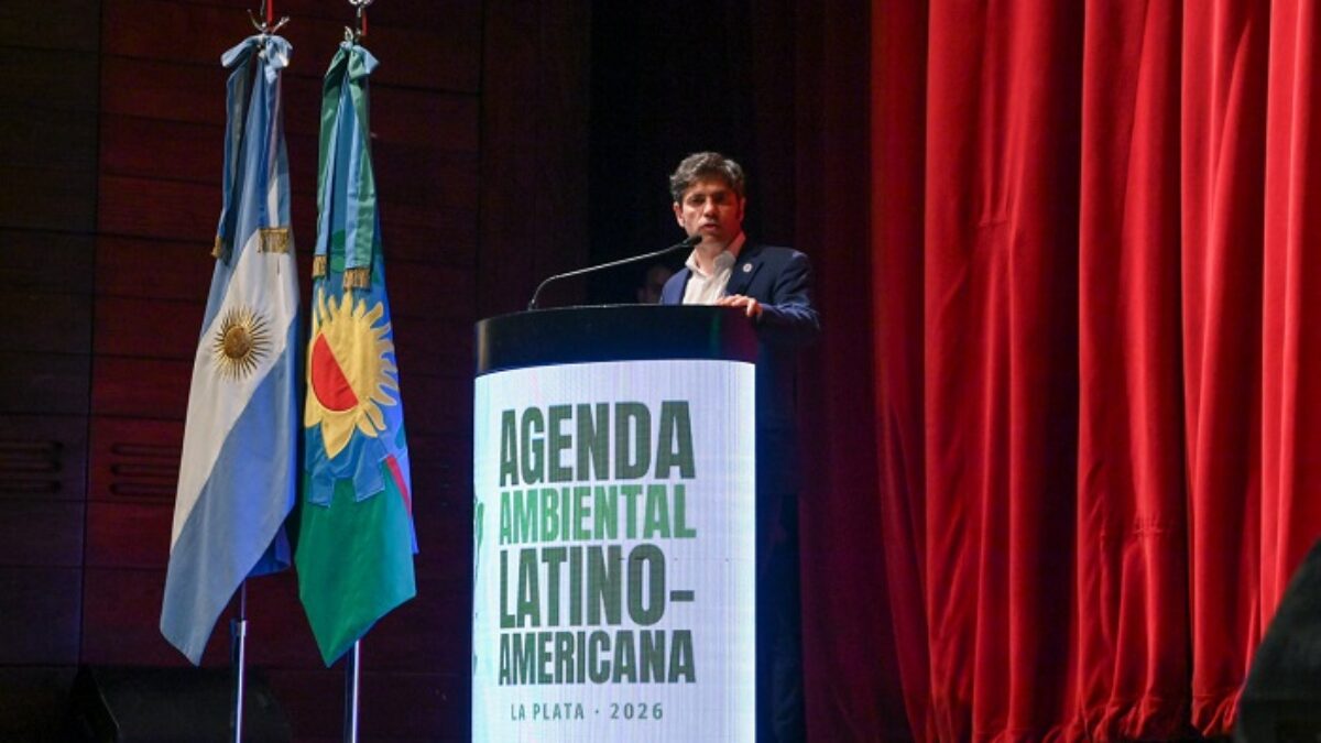 Kicillof en la 2° edición de la Agenda Ambiental Latinoamericana