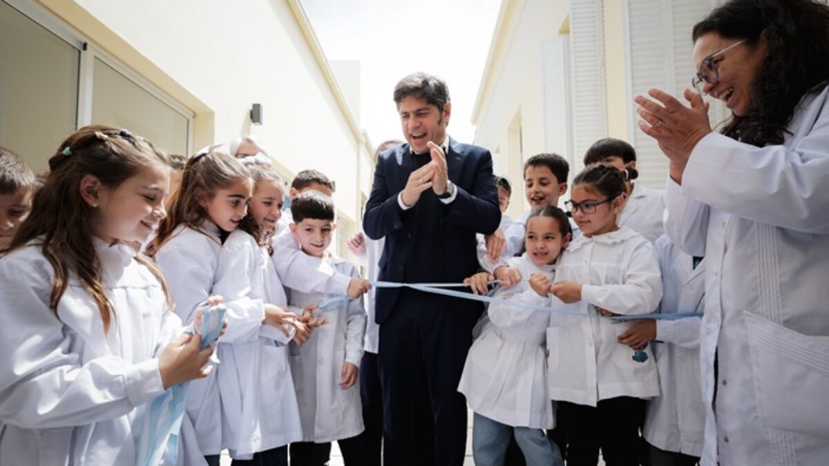 Inauguran refacción de la Escuela Primaria N°1 en General Villegas