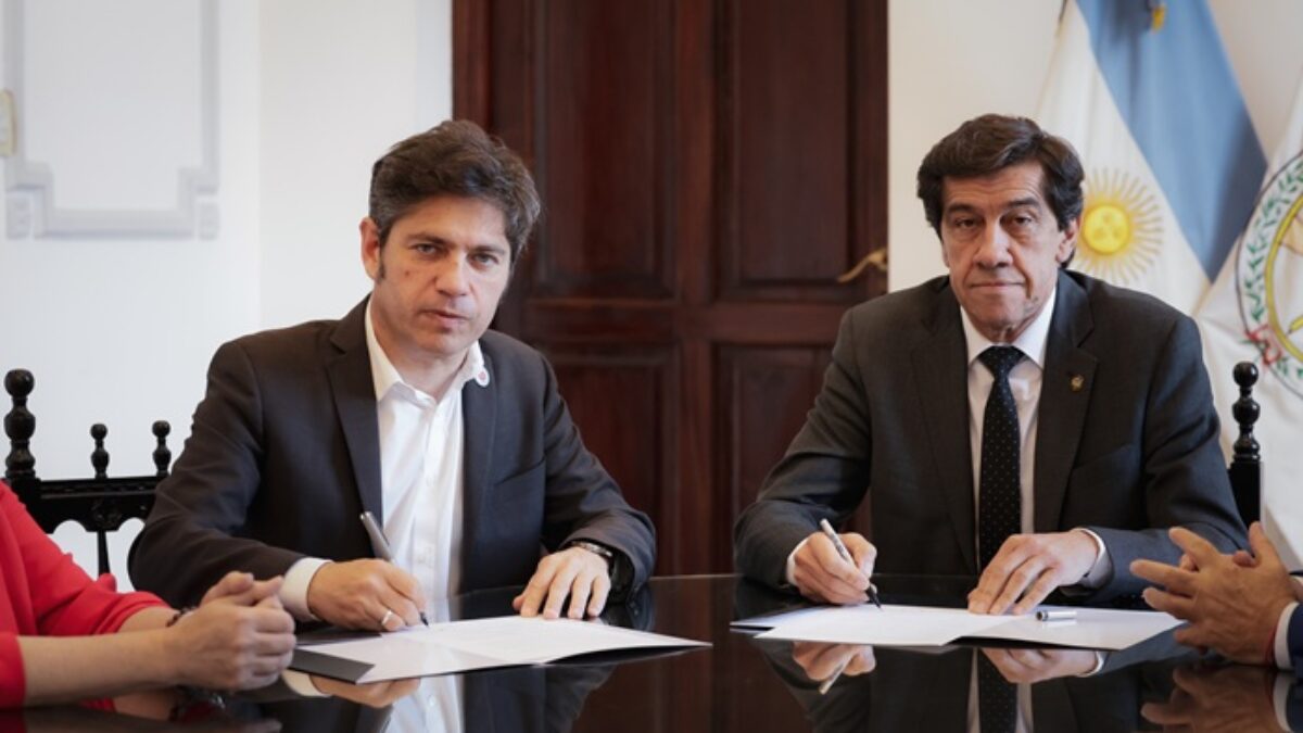 Kicillof y Sadir firman acuerdo entre Buenos Aires y Jujuy