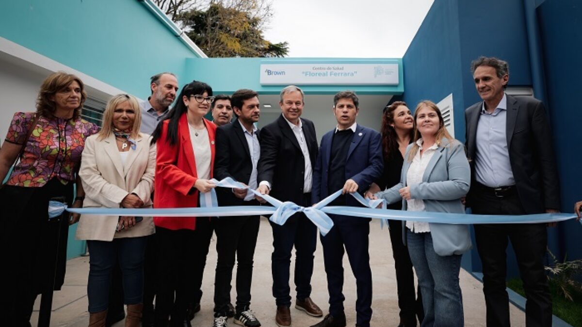 Inauguran nuevo Centro de Atención Primaria de la Salud en Burzaco