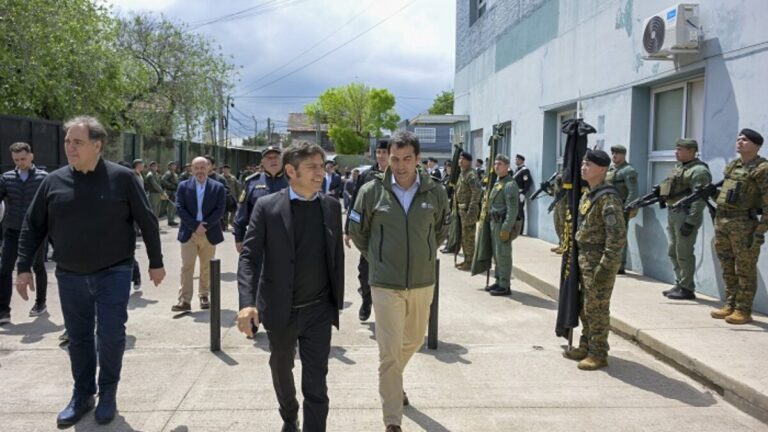 Kicillof inauguró base de la UTOI en San Isidro