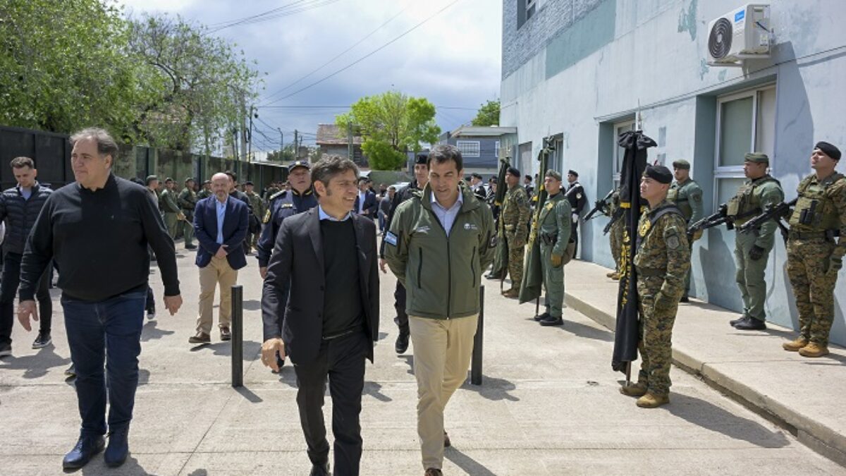 Kicillof inauguró base de la UTOI en San Isidro