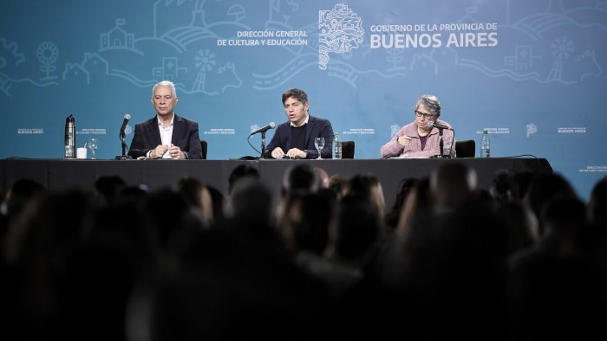 Kicillof destaca la importancia de la educación pública en su aniversario