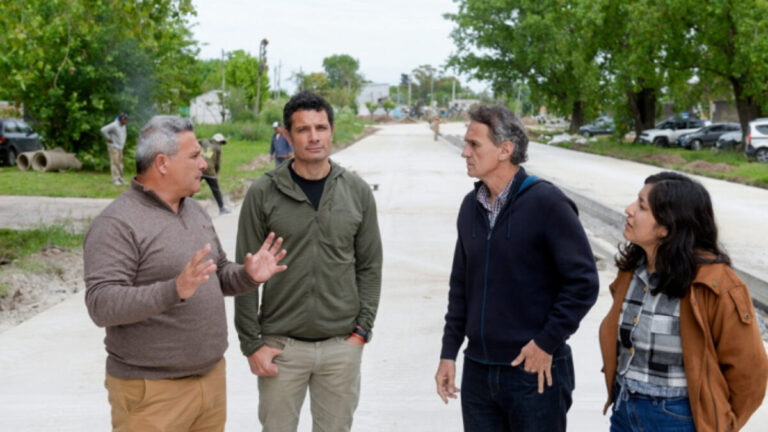 Avanza la pavimentación de la Avenida Teresa Mastellone en General Rodríguez