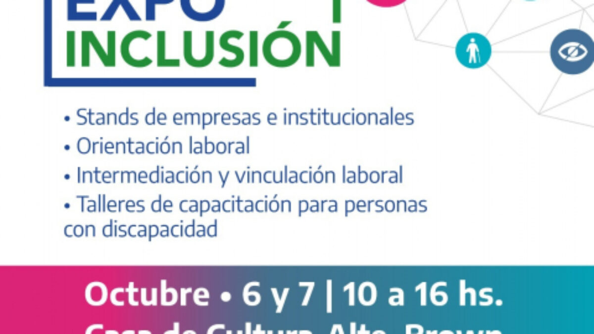 Inauguración de la Expo Inclusión en Almirante Brown